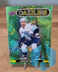 2021-22 UD Series 2 Green Dazzlers Jordan Eberle #DZ-89 Seattle Kraken